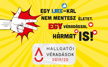 Egy Like-kal nem mentesz életet, de egy véradással hármat is!