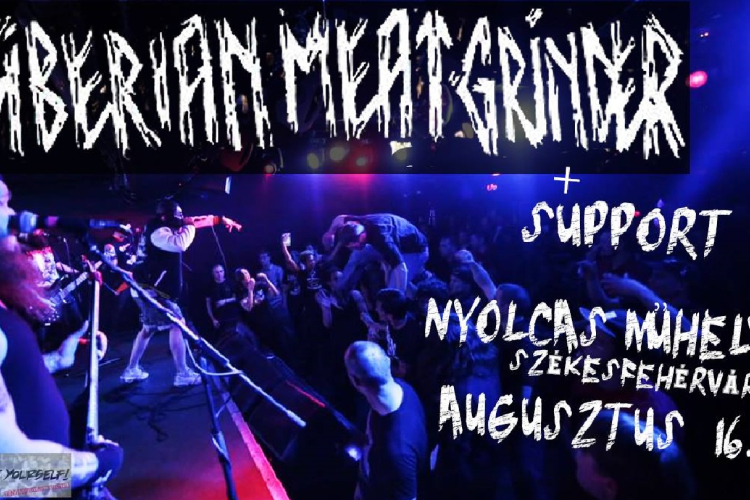 Siberian Meat Grinder koncert a Nyolcas Műhelyben