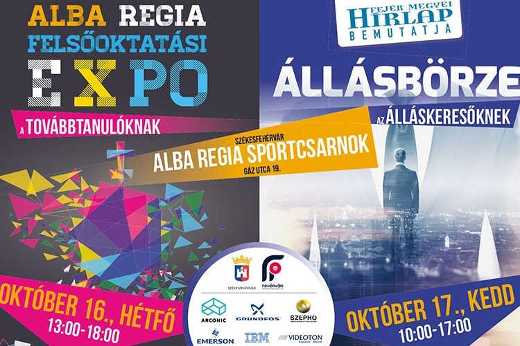 Két hét múlva Alba Regia Felsőoktatási Expo, rá egy napra FMH állásbörze