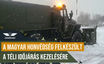 Vezérkari főnök: a Magyar Honvédség felkészült a téli időjárás kezelésére