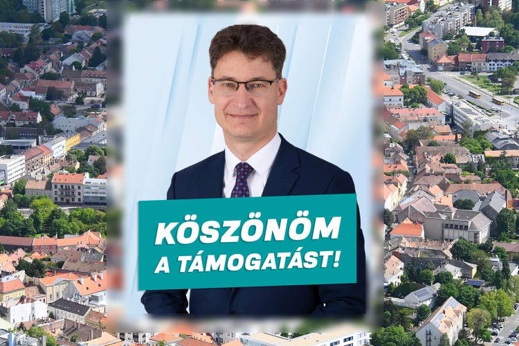 Nagy többséggel választották újra dr. Cser-Palkovics András polgármestert