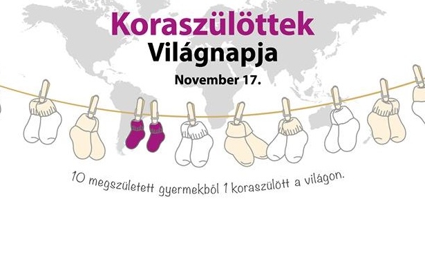 November 17. a Koraszülöttek Világnapja - öltözzünk Polgárdin is lilába!