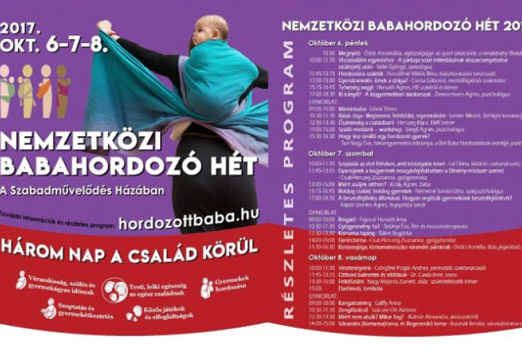 Babahordozó hét kezdődik pénteken A Szabadművelődés Házában