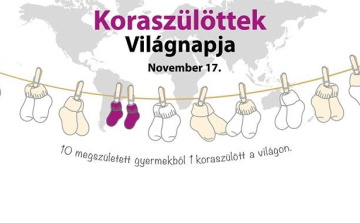 November 17. a Koraszülöttek Világnapja - öltözzünk Polgárdin is lilába!