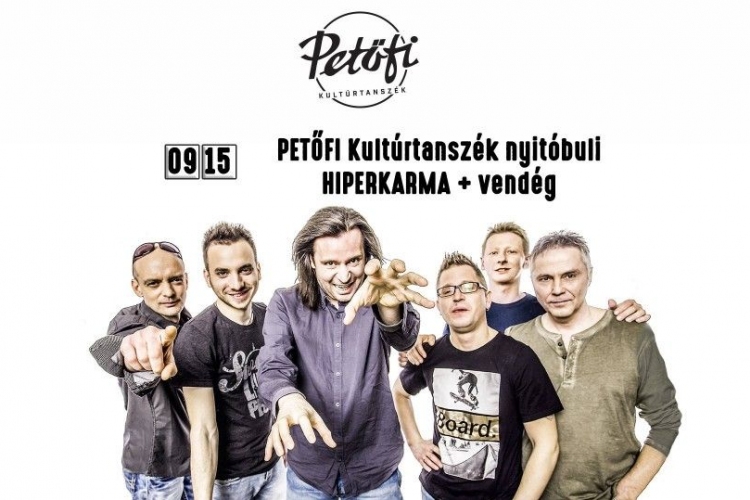 Hiperkarma koncerttel nyílik meg a Petőfi Kultúrtanszék szeptember 15-én