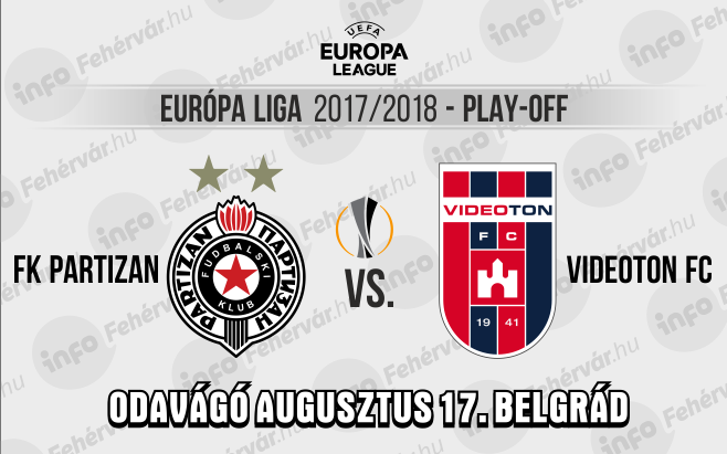 A Partizan Belgrád lesz az ellenfelünk az EL rájátszásában